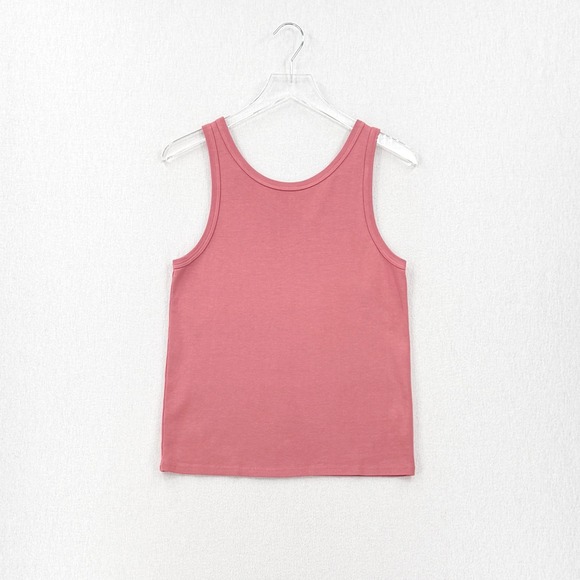 Enza Costa Tops - ENZA COSTA Cotton Knit Easy Tank Womens Small PInk Sleeveless Top Minimalist NEW